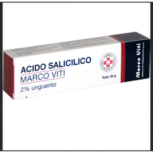 acido salicilico mv 2% unguento 30g bugiardino cod: 030354017 