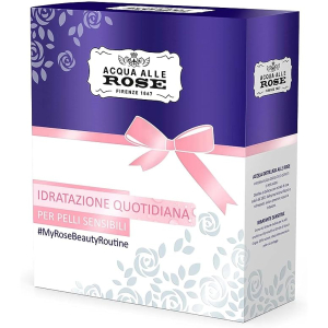 Acqua alle rose sensitive cofanetto acqua micellare 200ml + crema viso antirughe 50ml + 1 maschera viso 4304