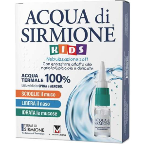 Cerca Offerte di acqua di sirmione kids - spray nasale a base di acqua termale per naso chiuso bambini - 6 flaconcini da 15 ml con nebulizzatore e acquista online