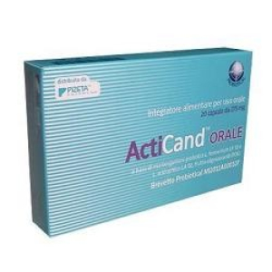 acticand orale 20 capsule bugiardino cod: 931400434 