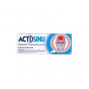 actisinu 12 compresse 200 mg + 30 mg bugiardino cod: 043681028 