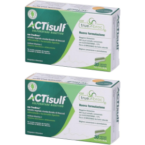 Cerca Offerte di actisulf sulforafano 30 capsule vegetali 2x25,2 g e acquista online