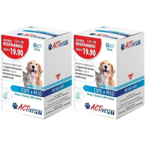 Cerca Offerte di active pet benessere cute e pelo 2x42 g capsule e acquista online