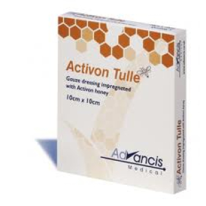 activon tulle 10x10 manuka hon bugiardino cod: 923878781 