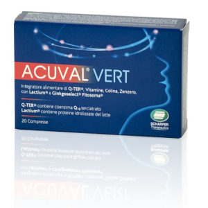 acuval vert 20 compresse 1,2 g - integratore bugiardino cod: 924522802 