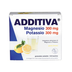 additiva magnesio 300 + potassio 300 mg bugiardino cod: 920915156 