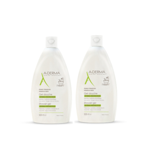 Aderma gel doccia hydra-protettivo- formato bipack  500 ml+ 500 ml