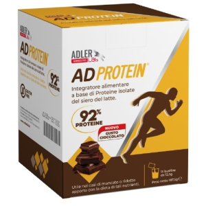 Adprotein integratore a base di proteine isolate gusto cioccolato polvere orale 15 bustine