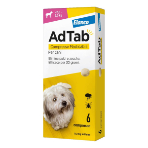 Cerca Offerte di adtab 6 compresse 112mg cani2 5 5 5kg e acquista online