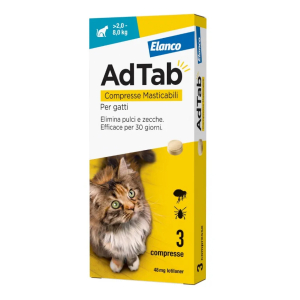 adtab*3cpr 48mg gatti 2-8kg bugiardino cod: 105723148 