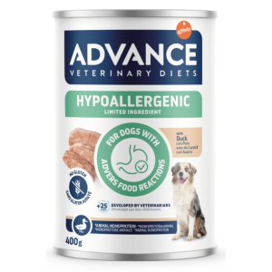 Cerca Offerte di advance cane diet hypoallergenic anatra 400gr (lattina) e acquista online