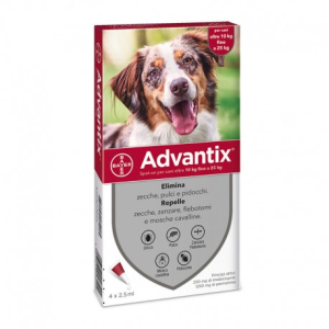 advantix spot-on 4 pipette per cani da bugiardino cod: 103628044 
