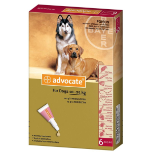 advocate spot on 6 pipette cani g bugiardino cod: 103522102 