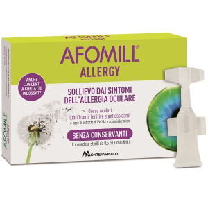Cerca Offerte di afomill allergy gocce oculari fiale richiudibili 10x0,5 ml oftal e acquista online