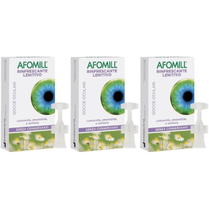 Cerca Offerte di afomill® rinfrescante lenitivo gocce oculari 10 monodose 3x10x0,5 ml g e acquista online