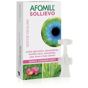 afomill sollievo gocce occhi 10f bugiardino cod: 943179147 