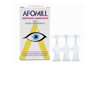 afomill umettante lubrificante 10 fiale 0,5 bugiardino cod: 905432643 