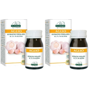 Cerca Offerte di aglio estratto titolato 60 pastiglie set da 2 2x60 pz e acquista online
