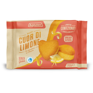 Agluten cuor di limone muffin senza glutine 4 pezzi 150 grammi