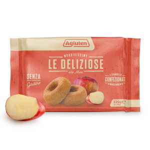 Agluten le deliziose alle mele senza glutine 4 x 55 grammi