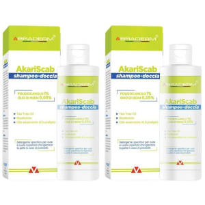 Cerca Offerte di akariscab shampoo doccia 150 ml braderm 2x150 ml e acquista online