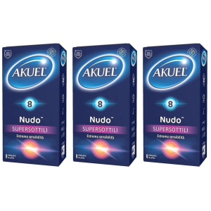 Cerca Offerte di akuel nudo supersottile profilattici 3x8 st e acquista online