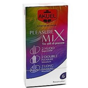 akuel pleasure mix 6 pezzi box bugiardino cod: 904682960 