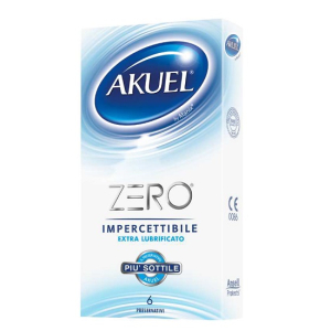 akuel zero extralub box 6 pezzi bugiardino cod: 972067033 