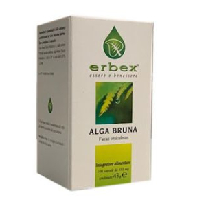 erbex alga bruna 100 capsule 430 mg bugiardino cod: 902193010 