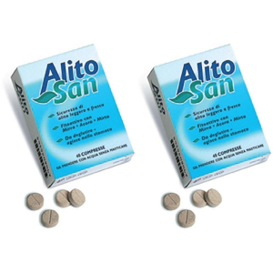 Cerca Offerte di alitosan 40 tavolette 23,6 g 2x40 pz compresse masticabili e acquista online