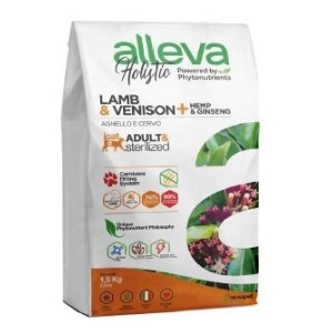 Cerca Offerte di Alleva holistic cat adult & sterilized lamb & venison + hemp & ginseng kg 1,5 e acquista online