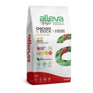 Cerca Offerte di alleva holistic dog adult chicken & duck + aloe vera & ginseng mini/medium kg 5 - p02229 e acquista online
