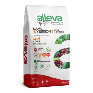 Cerca Offerte di alleva holistic dog adult lamb & venison + hemp & ginseng mini/medium kg 5 - p02234 e acquista online