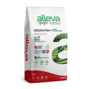 Cerca Offerte di alleva holistic dog adult ocean fish + hemp & aloe vera mini/medium kg 5 - p02232 e acquista online