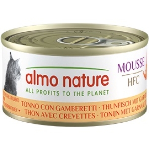 Cerca Offerte di Almo hfc gatto tonno e gamberetti - alimento umido completo per gatti adulti 70 gr e acquista online