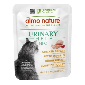 Cerca Offerte di Almo hfc gatto urinary help petto di pollo - alimento umido per gatto adulto con supporto vie urinarie 50 gr e acquista online