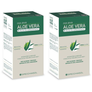 Cerca Offerte di aloe vera mini drink 5 volte piu' concentrato 15 bustine da 10 ml 2x15 e acquista online