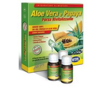 aloe vera+papaya rivit 10 flaconi bugiardino cod: 910875285 