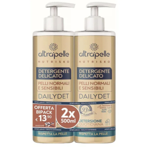 Altrapelle nutrisko detergente delicato dailydet set da 2 1000 ml gel