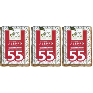 Cerca Offerte di alus olive & laurel sapone di aleppo fatto a mano 55% 3x200 g e acquista online