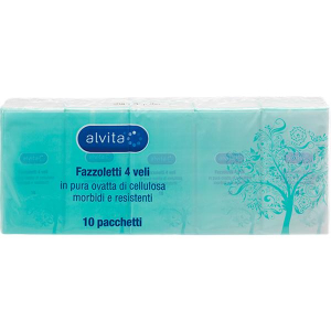 Alvita fazzoletti natale 4 veli - fazzoletti di carta natalizi quattro veli