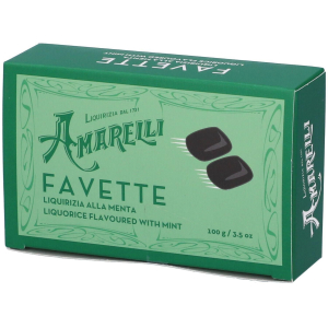 Cerca Offerte di amarelli favette liquirizia dura alla menta 4x100 g caramelle e acquista online