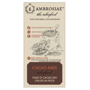 ambrosiae cacao nibs 40g bugiardino cod: 979196298 