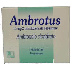 ambrotus nebulizzatore 10f 15mg 2ml bugiardino cod: 034742015 