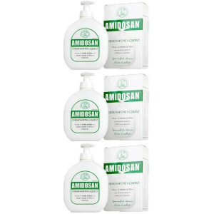 Cerca Offerte di amidosan dermosapone liquido con dispenser 300 ml 3x300 ml e acquista online