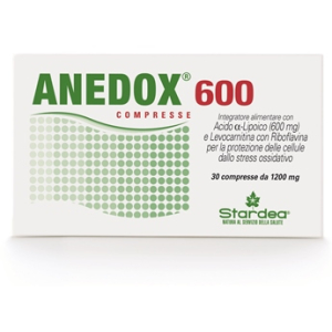 anedox 600 30 compresse da 1200 mg - bugiardino cod: 924174004 