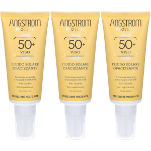 Cerca Offerte di angstrom protect viso fluido solare opacizzante spf50+ 3x40 ml e acquista online
