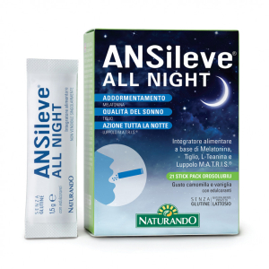 ansileve all night 21stick pac bugiardino cod: 982848475 