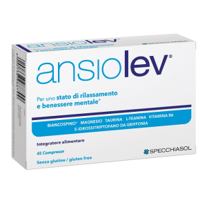 ansiolev 45 compresse nf bugiardino cod: 983388606 