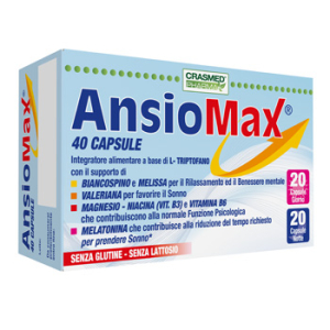 ansiomax 20 capsule rosa+20 blu bugiardino cod: 979020803 